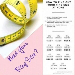 Ring Size Measuring Tape